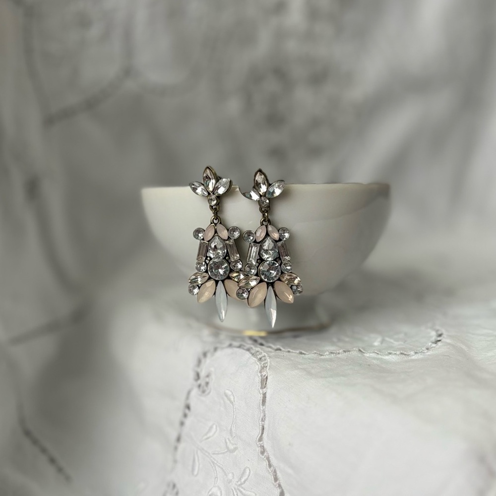 Art deco statement earrings